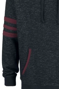 "Bodies" Trui Met Capuchon Zwart-rood Van RED By EMP -Sportkleding 450581d