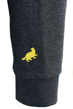 "Hufflepuff Sport" Vest Met Capuchon Grijs-geel Van Harry Potter -Sportkleding 453632d3