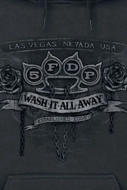 "Wash It All Away" Trui Met Capuchon Zwart Van Five Finger Death Punch -Sportkleding 454548d