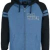 "EMP Signature Collection" Vest Met Capuchon Blauw-zwart Van Iron Maiden -Sportkleding 457839a