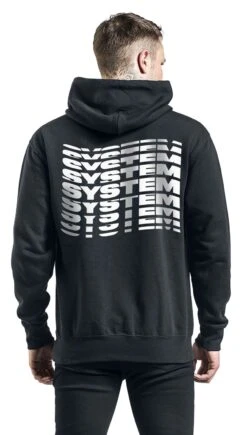 "System Waves" Trui Met Capuchon Zwart Van System Of A Down 11 "System Waves" Trui Met Capuchon Zwart Van System Of A Down -Sportkleding 458809wb