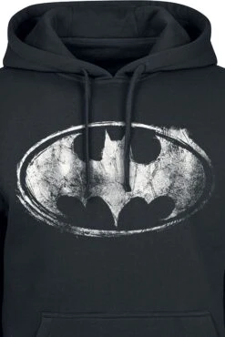 "Smudge Logo" Trui Met Capuchon Zwart Van Batman -Sportkleding 461006d