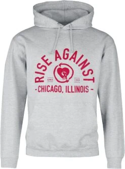 "Classic Arch" Trui Met Capuchon Grijs Gemêleerd Van Rise Against
