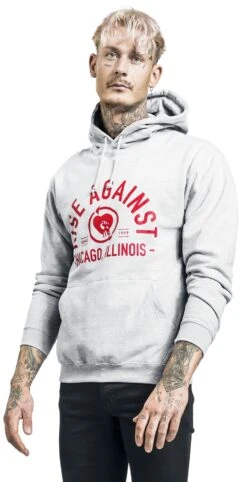 "Classic Arch" Trui Met Capuchon Grijs Gemêleerd Van Rise Against -Sportkleding 465994wa