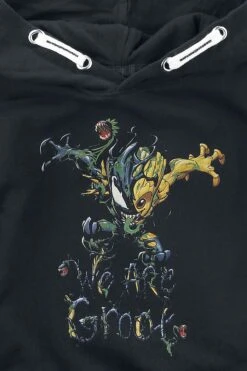 "Kids - Venomized Groot" Trui Met Capuchon Zwart Van Marvel -Sportkleding 471107d