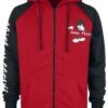 "Since 1929" Vest Met Capuchon Rood-zwart Van Mickey & Minnie Mouse -Sportkleding 473002a