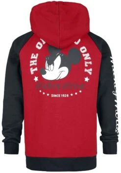 "Since 1929" Vest Met Capuchon Rood-zwart Van Mickey & Minnie Mouse -Sportkleding 473002b