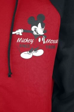 "Since 1929" Vest Met Capuchon Rood-zwart Van Mickey & Minnie Mouse -Sportkleding 473002d2