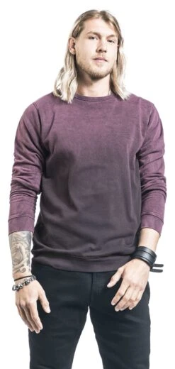 "Man's Sweat Shirt Joe" Sweatshirts Wijnrood Van Outer Vision -Sportkleding 491913wa