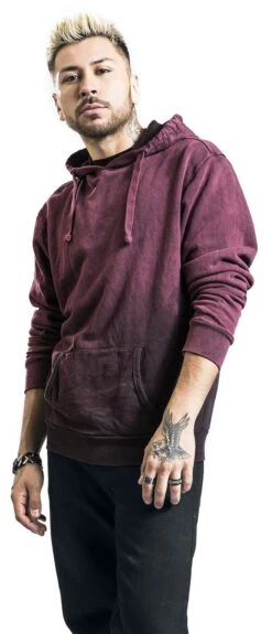 "Man's Hoodie Tom" Trui Met Capuchon Wijnrood Van Outer Vision -Sportkleding 491978wa