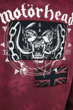 "EMP Signature Collection" Vest Met Capuchon Rood Van Motörhead -Sportkleding 493562d4