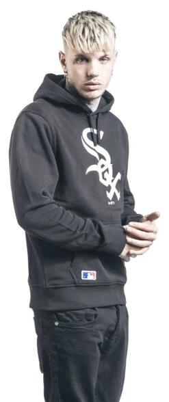 "Chicago White Sox" Trui Met Capuchon Zwart Van New Era - MLB -Sportkleding 494864wa