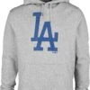 "Los Angeles Dodgers" Trui Met Capuchon Lichtgrijs Van New Era - MLB -Sportkleding 494871a