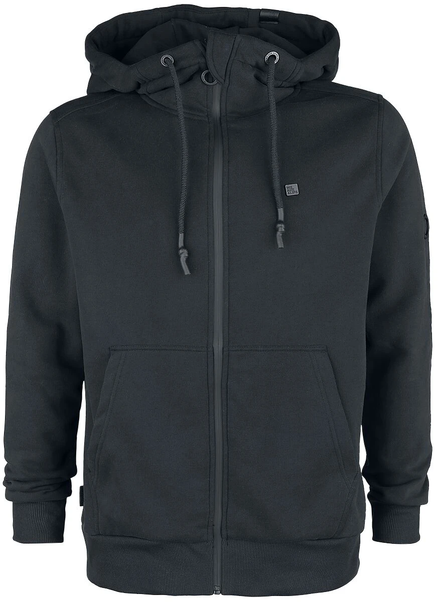 "TrasherAK A Sweat Jacket" Vest Met Capuchon Zwart Van Alife And Kickin 3 "TrasherAK A Sweat Jacket" Vest Met Capuchon Zwart Van Alife And Kickin