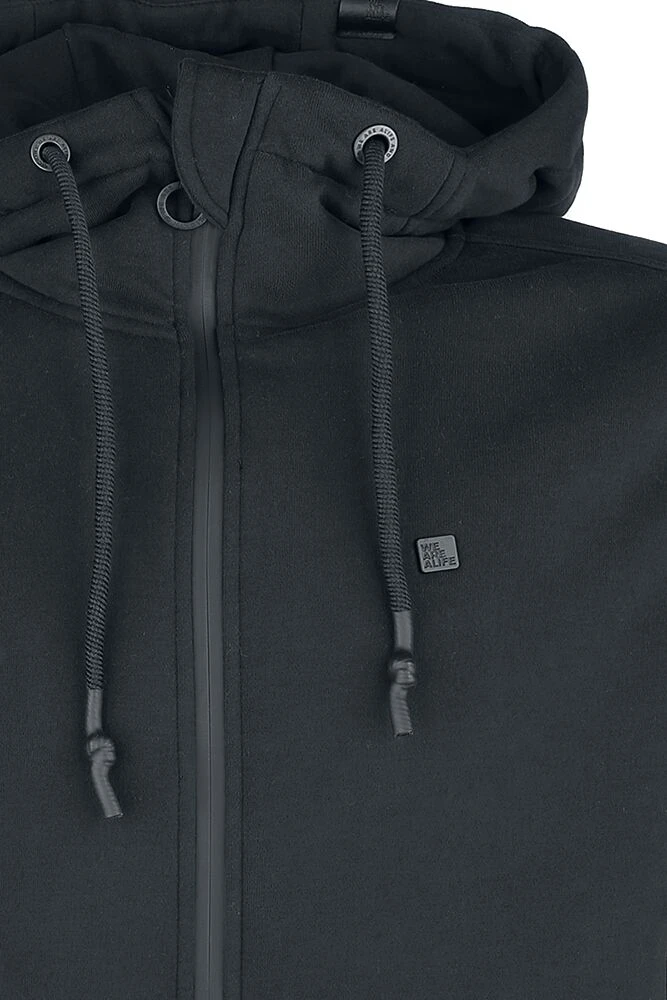 "TrasherAK A Sweat Jacket" Vest Met Capuchon Zwart Van Alife And Kickin 5 "TrasherAK A Sweat Jacket" Vest Met Capuchon Zwart Van Alife And Kickin - Afbeelding 3