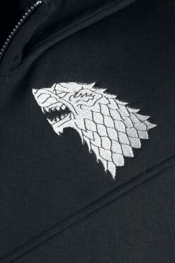 "House Stark" Vest Met Capuchon Zwart Van Game Of Thrones -Sportkleding 495414d2
