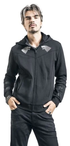 "House Stark" Vest Met Capuchon Zwart Van Game Of Thrones -Sportkleding 495414wa