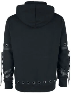 "Gothicana X Anne Stokes - Black Hoodie With Print And Details" Trui Met Capuchon Zwart Van Gothicana By EMP 9 "Gothicana X Anne Stokes - Black Hoodie With Print And Details" Trui Met Capuchon Zwart Van Gothicana By EMP -Sportkleding 496277b