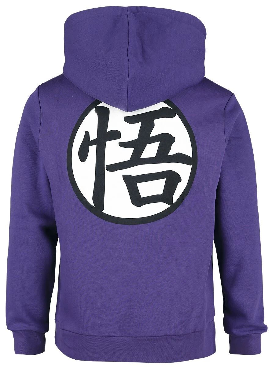 "Goku" Vest Met Capuchon Lila Van Dragon Ball 4 "Goku" Vest Met Capuchon Lila Van Dragon Ball - Afbeelding 2