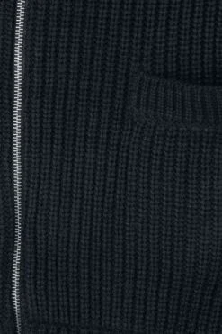 "Zip Cardigan" Cardigan Zwart Van Urban Classics 9 "Zip Cardigan" Cardigan Zwart Van Urban Classics -Sportkleding 504901d