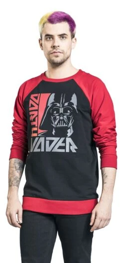 "Darth Vader" Sweatshirts Zwart-rood Van Star Wars -Sportkleding 507474wa