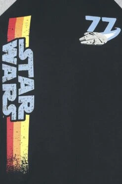 "Retro - 77" Sweatshirts Zwart/grijs Gemêleerd Van Star Wars -Sportkleding 507484d