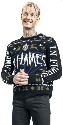 "Holiday Sweater 2022" Christmas Jumper Meerkleurig Van In Flames -Sportkleding 507973wa