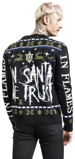 "Holiday Sweater 2022" Christmas Jumper Meerkleurig Van In Flames -Sportkleding 507973wb