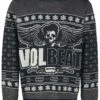 "Holiday Sweater 2022" Christmas Jumper Zwart Van Volbeat