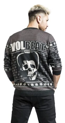 "Holiday Sweater 2022" Christmas Jumper Zwart Van Volbeat -Sportkleding 508959wb