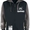 "Delorean" Vest Met Capuchon Zwart-donkergrijs Van Back To The Future -Sportkleding 511968a
