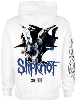"Iowa Goat Cover" Trui Met Capuchon Wit Van Slipknot -Sportkleding 512963b