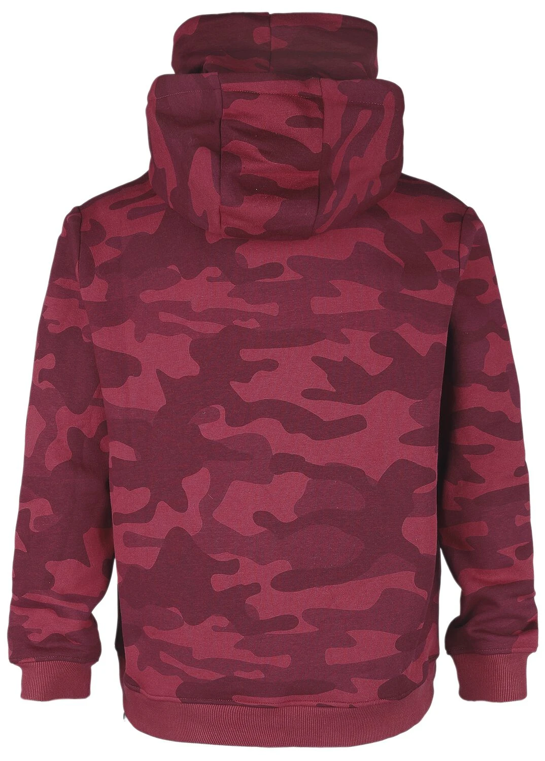 "Camo Hoodie Met Kraag" Trui Met Capuchon Bordeaux Van Black Premium By EMP 4 "Camo Hoodie Met Kraag" Trui Met Capuchon Bordeaux Van Black Premium By EMP - Afbeelding 2
