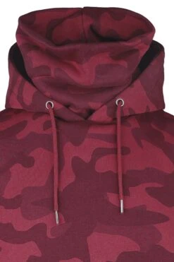 "Camo Hoodie Met Kraag" Trui Met Capuchon Bordeaux Van Black Premium By EMP 9 "Camo Hoodie Met Kraag" Trui Met Capuchon Bordeaux Van Black Premium By EMP -Sportkleding 519811d