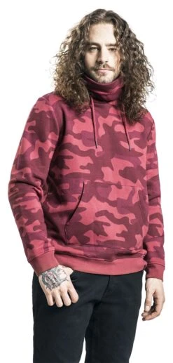 "Camo Hoodie Met Kraag" Trui Met Capuchon Bordeaux Van Black Premium By EMP 10 "Camo Hoodie Met Kraag" Trui Met Capuchon Bordeaux Van Black Premium By EMP -Sportkleding 519811wa