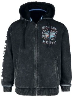 "Acid" Trui Met Capuchon Donkergrijs Van Rick And Morty