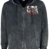 "SOA" Trui Met Capuchon Donkergrijs Van Sons Of Anarchy -Sportkleding 520425a