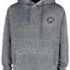 "Hoodie Met Ushed Wash" Trui Met Capuchon Grijs Van Rock Rebel By EMP