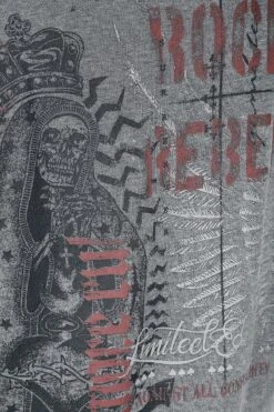 "Hoodie Met Ushed Wash" Trui Met Capuchon Grijs Van Rock Rebel By EMP 8 "Hoodie Met Ushed Wash" Trui Met Capuchon Grijs Van Rock Rebel By EMP -Sportkleding 520548d