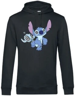 "Hypnotised" Trui Met Capuchon Zwart Van Lilo & Stitch