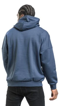 "Fb Grf Hdy" Trui Met Capuchon Blauw Van Adidas -Sportkleding 525152wb