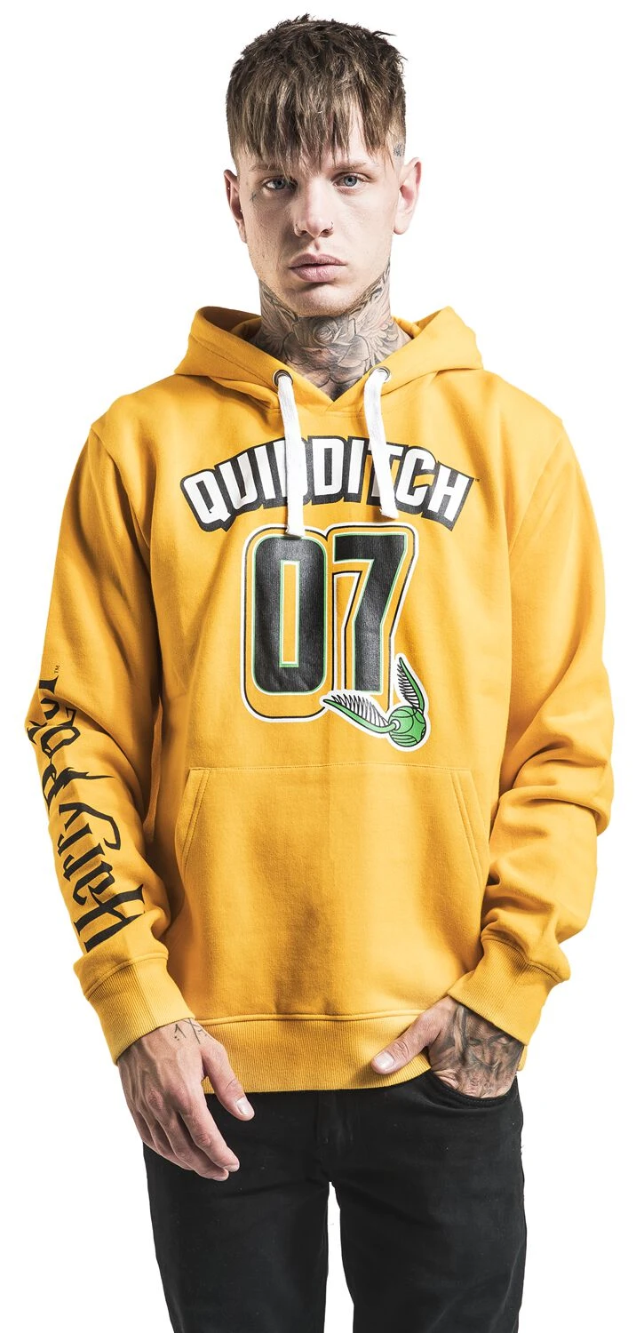 "Quidditch 07" Trui Met Capuchon Geel Van Harry Potter 7 "Quidditch 07" Trui Met Capuchon Geel Van Harry Potter - Afbeelding 5