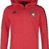 "Kappa X EMP Jack Met Capuchon" Vest Met Capuchon Rood Van EMP Special Collection