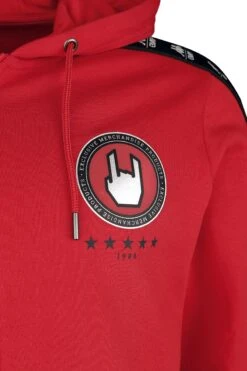 "Kappa X EMP Jack Met Capuchon" Vest Met Capuchon Rood Van EMP Special Collection -Sportkleding 526459d