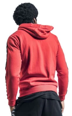 "Kappa X EMP Jack Met Capuchon" Vest Met Capuchon Rood Van EMP Special Collection -Sportkleding 526459wb