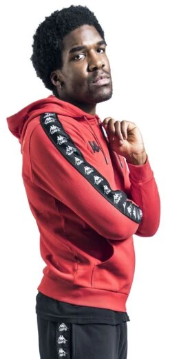 "Kappa X EMP Jack Met Capuchon" Vest Met Capuchon Rood Van EMP Special Collection -Sportkleding 526459wc