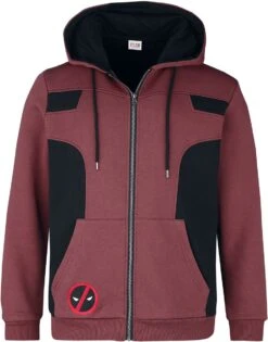 "Deadpool" Vest Met Capuchon Rood-zwart Van Deadpool