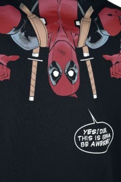 "Deadpool" Vest Met Capuchon Rood-zwart Van Deadpool -Sportkleding 526827d2