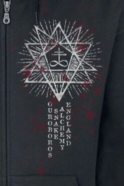 "Siete" Vest Met Capuchon Zwart Van Alchemy England -Sportkleding 527864d