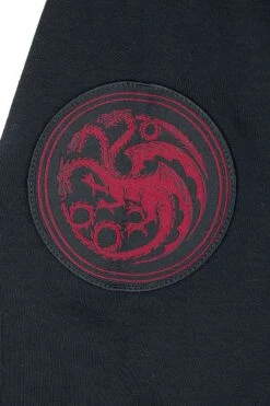 "House Of The Dragon" Vest Met Capuchon Zwart Van Game Of Thrones -Sportkleding 527875d2
